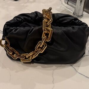 Bottega Veneta The Chain Calfskin Pouch